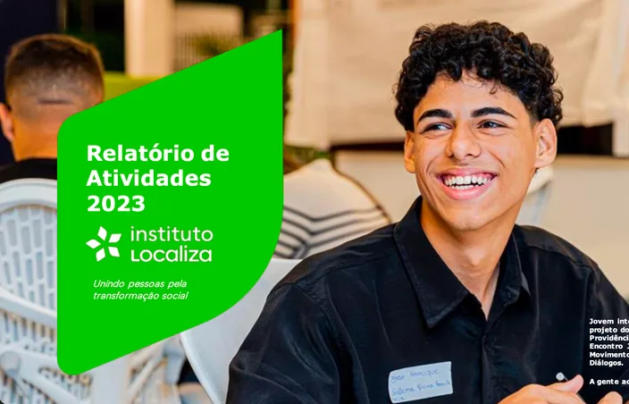 Capa do relatório de atividades 2023