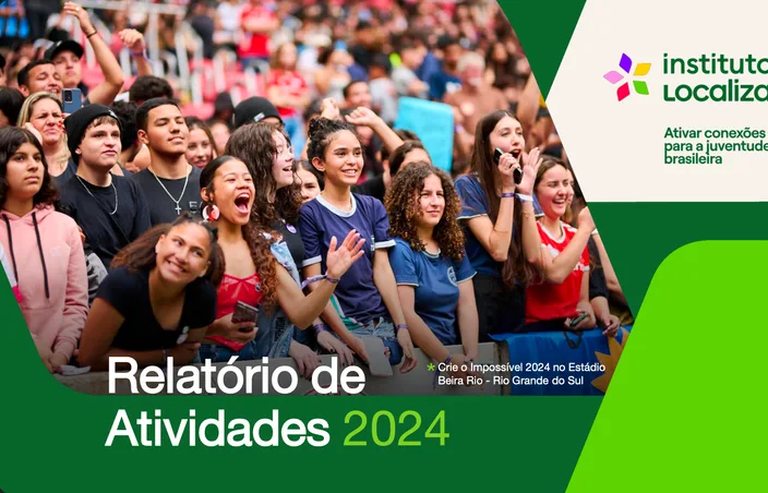 Capa do relatório de atividades 2024